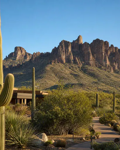 Superstition Mountains near Apache Junction, Arizona