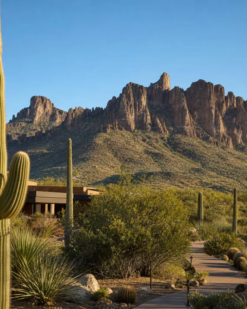 Superstition Mountains near Apache Junction, Arizona